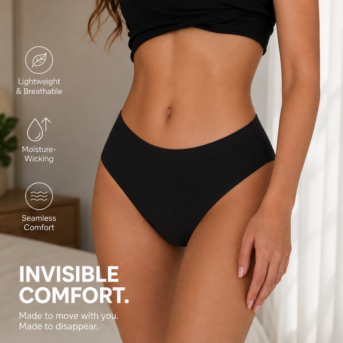 Invisible Camel Toe Thong - High Rise
