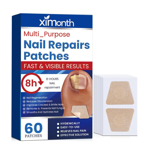 Nail Renewal Patches for Restores Appearance of Discolored Foot Nail